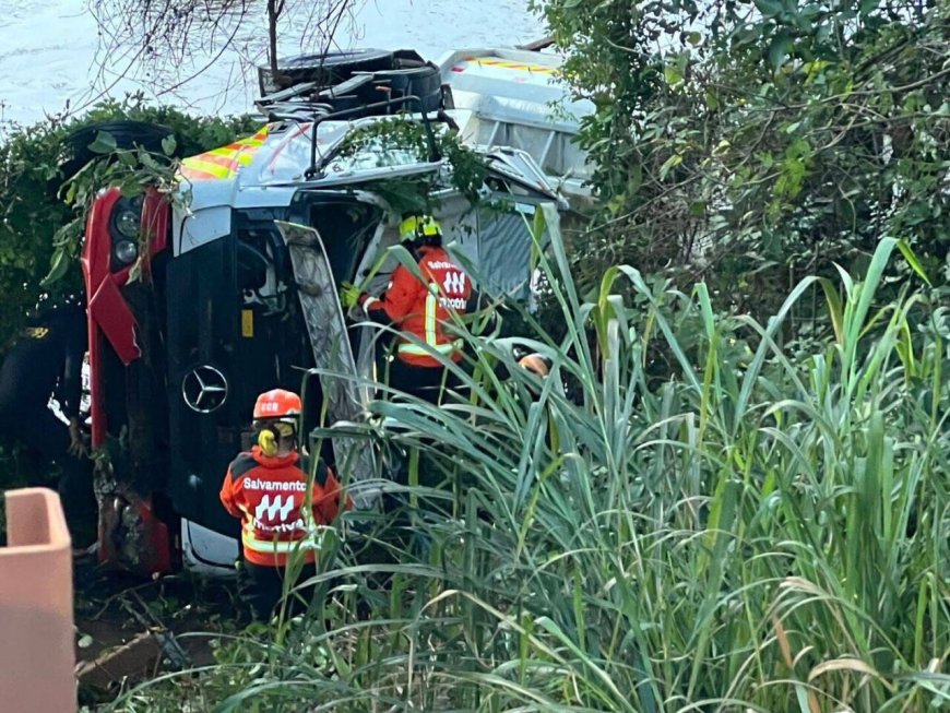 Motorista de Caminhão que Caiu da Ponte no Rio Vacaria é Identificado