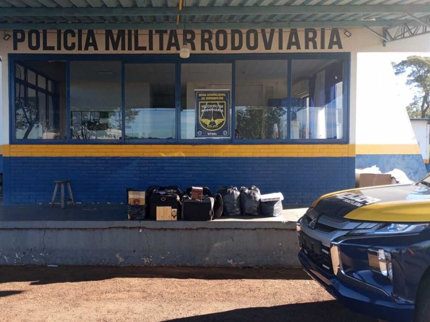 Fiscalização na MS-386 resulta em apreensão de R$ 422 mil em mercadorias ilegais