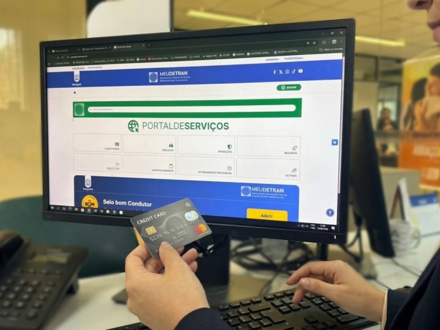 Portal Meu Detran passa a oferecer parcelamento online de serviços de habilitação
