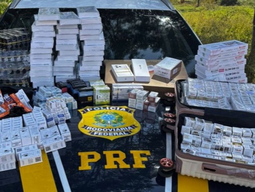Polícia Rodoviária Federal apreende mais de 1,6 mil emagrecedores em Coxim