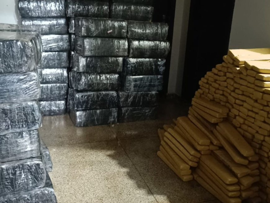Homem é preso com mais de 1,5 tonelada de maconha após perseguição