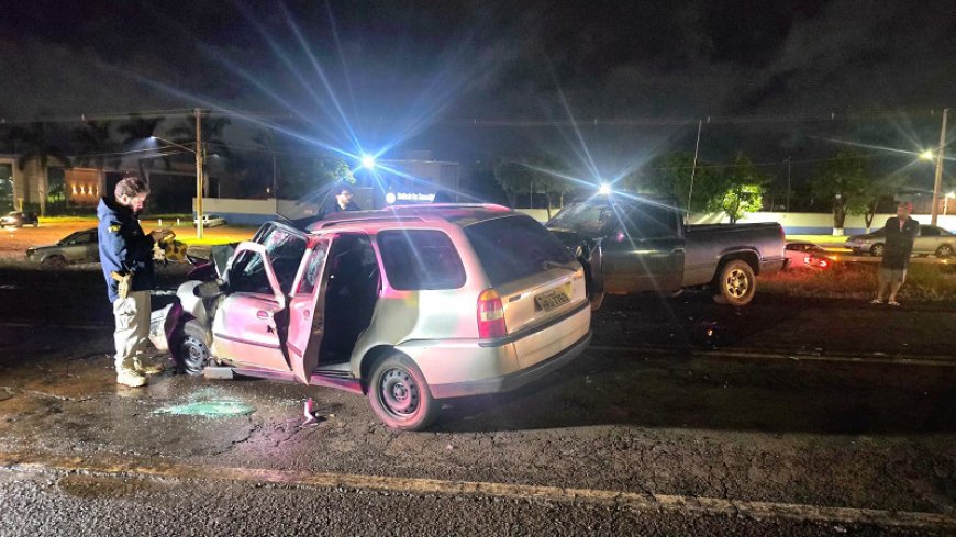 Batida entre Palio e Silverado termina com motorista morto em Dourados
