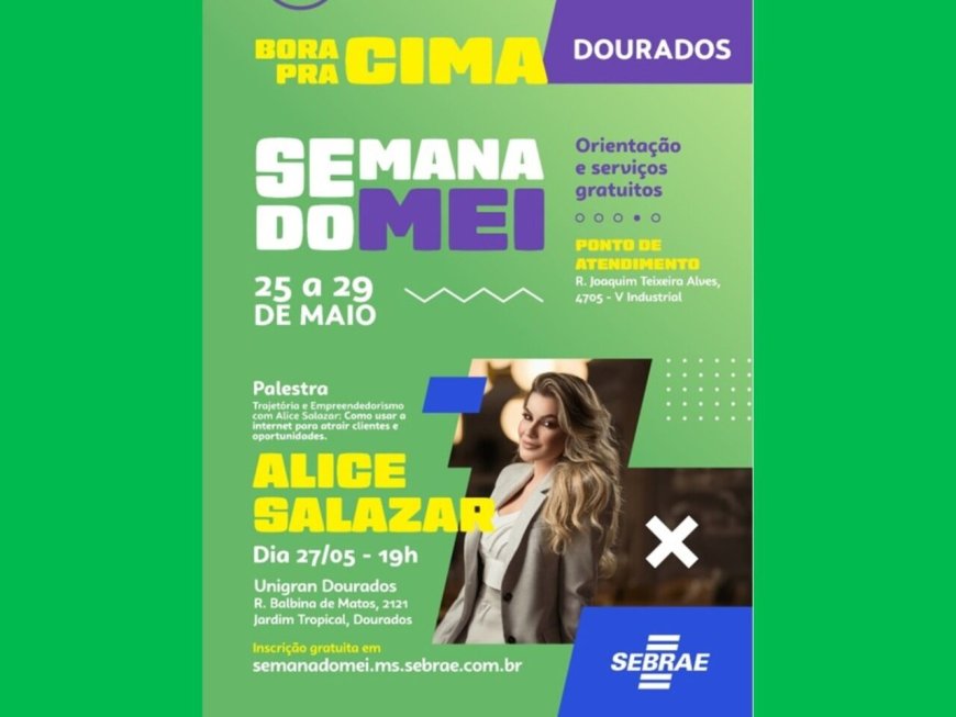 Semana do MEI 2026: Oportunidade Gratuita para Empreendedores em Mato Grosso do Sul