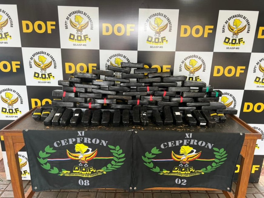 Homem é preso em Ponta Porã com carga de cocaína avaliada em R$ 4 milhões