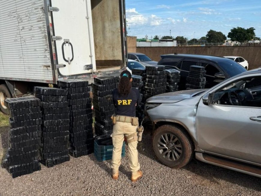 Polícia Rodoviária Federal Apreende 1,5 Tonelada de Maconha em Sidrolândia