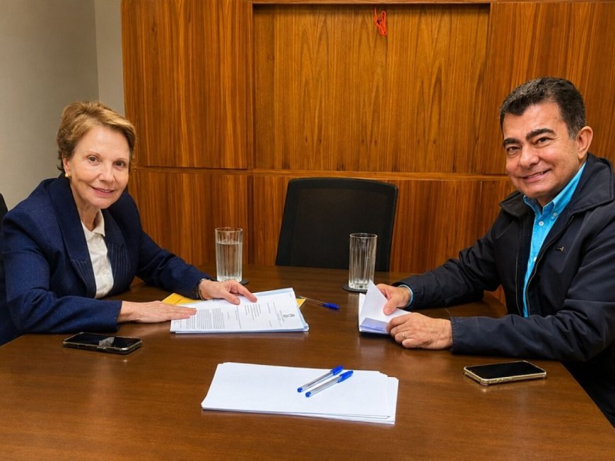 Prefeito de Dourados Leva Pedidos de Recapeamento e Saúde à Senadora Tereza Cristina