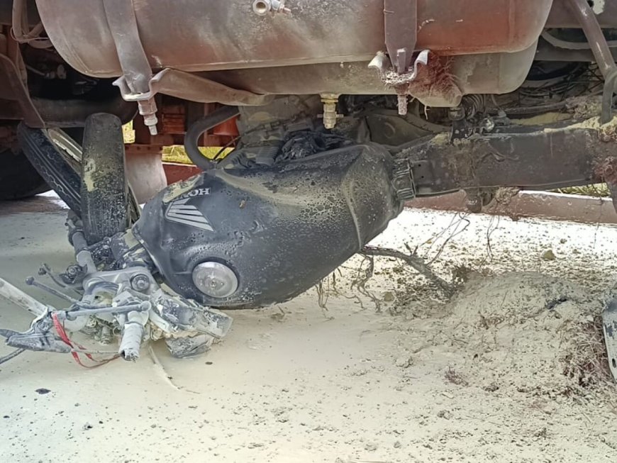 Acidente entre carreta e motocicleta deixa uma pessoa morta em Dourados