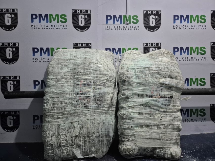 Traficante é preso com quase 17 quilos de maconha em ônibus interestadual
