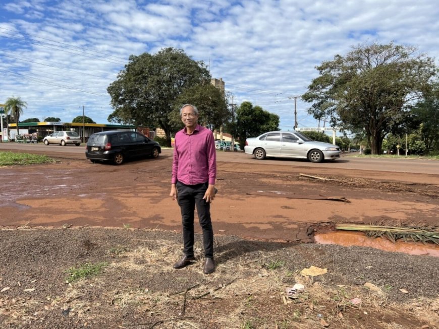 Vereador Elias Ishy cobra semáforo na BR-463