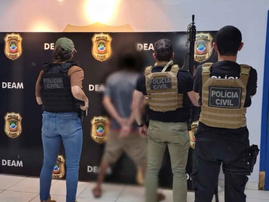 Homem que agrediu ex-companheira grávida é preso após fuga em mata