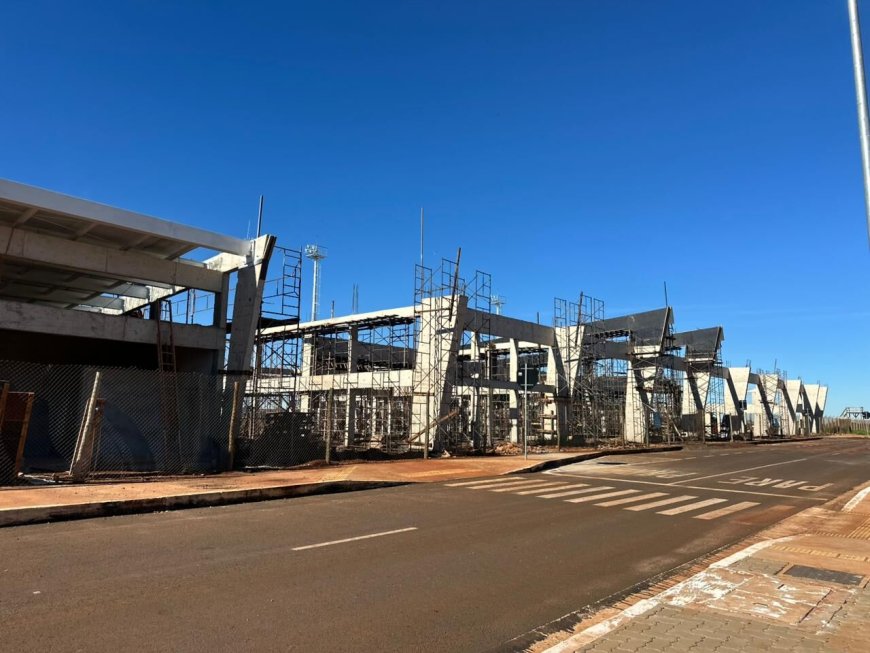 Obras aceleram e novo terminal do aeroporto deve ser entregue no 1º semestre de 2027