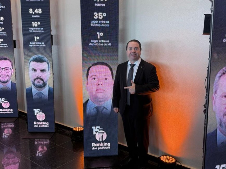 Rodolfo Nogueira consolida liderança e é nº 1 de MS pela 4ª vez
