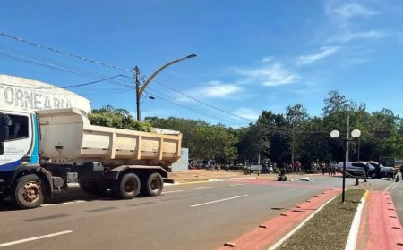 Cadeirante morre atropelado por caminhão da Secretaria de Obras em Costa Rica