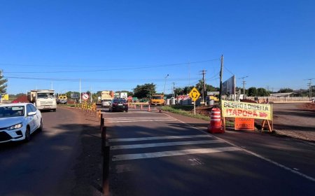 Obras na MS-156 Geram Desvio Temporário na Região do Anel Viário
