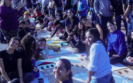 Tapetes de Corpus Christi Ornamentam Ruas de Dourados para Procissão