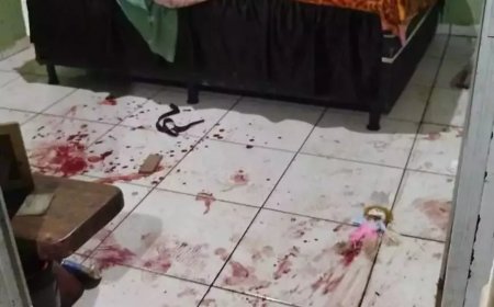 Adolescente esfaqueia padrasto no pescoço para defender mãe de agressões