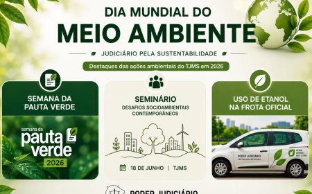 TJ/MS reforça compromisso com a sustentabilidade no Dia Mundial do Meio Ambiente