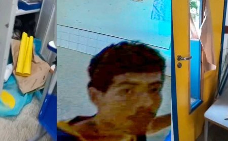 Homem invade Emei, furta materiais e destrói salas em Campo Grande