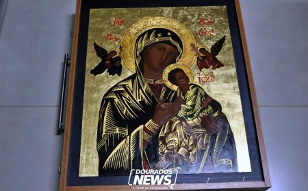 Ícone da Padroeira de MS é Acolhido em Peregrinação em Dourados