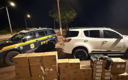 Condutor ignora ordem de parada e abandona veículo com mercadorias