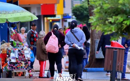 Inverno Chega com Frio Intenso e Chuva em Dourados