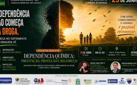 Dourados Reforça Prevenção à Dependência Química e Incentiva Fortalecimento das Famílias