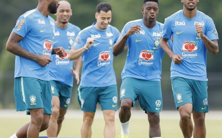 Com Dúvida na Direita, Brasil Encerra Preparação para Encarar Escócia