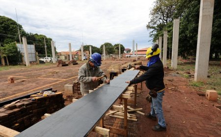 Prefeitura de Dourados Retoma Obras de Cobertura da Feira Central
