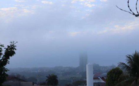 Sábado inicia com neblina na Capital e previsão de calor de até 34°C no Estado
