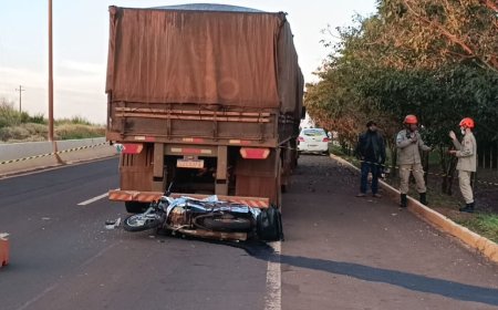 Motociclista Morre em Acidente na MS-156