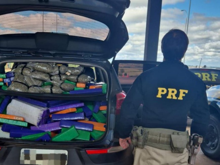 Casal é Preso por Tráfico de Drogas com Crianças no Veículo em Mato Grosso do Sul