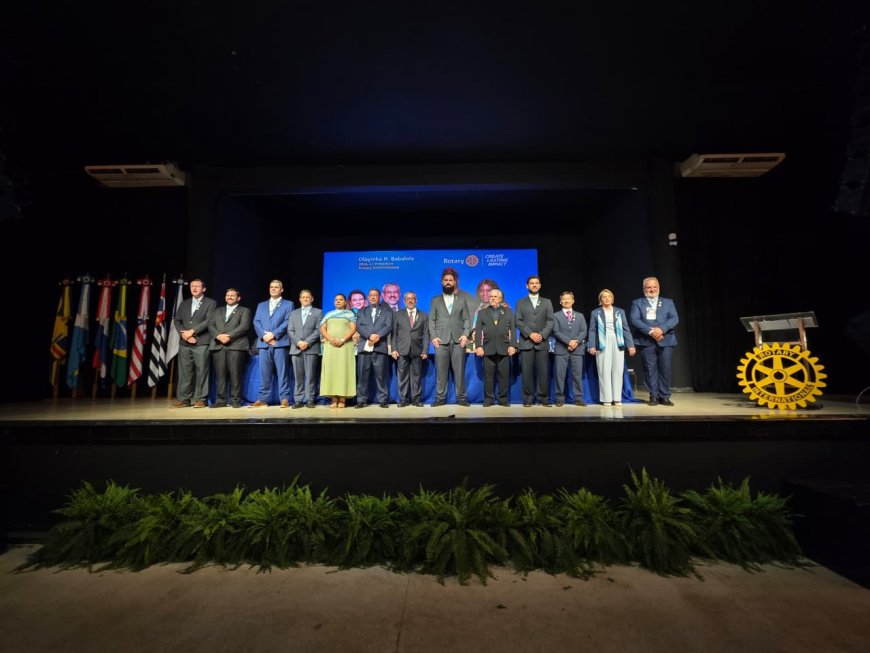 Último dia da Conferência Distrital do Rotary marca posse da Governadoria 2026/2027