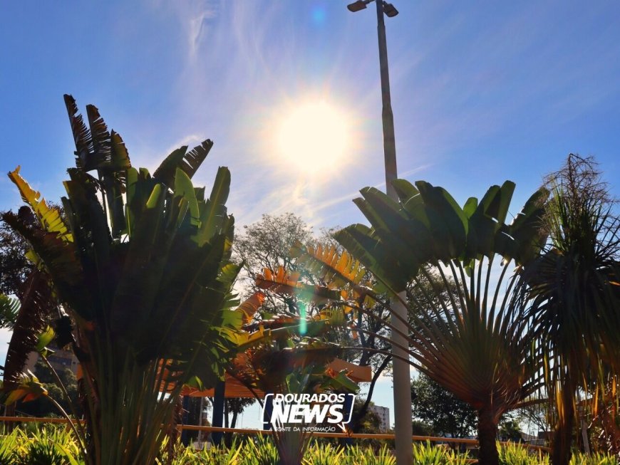 Dourados terá dias de tempo firme e temperaturas amenas até sexta-feira
