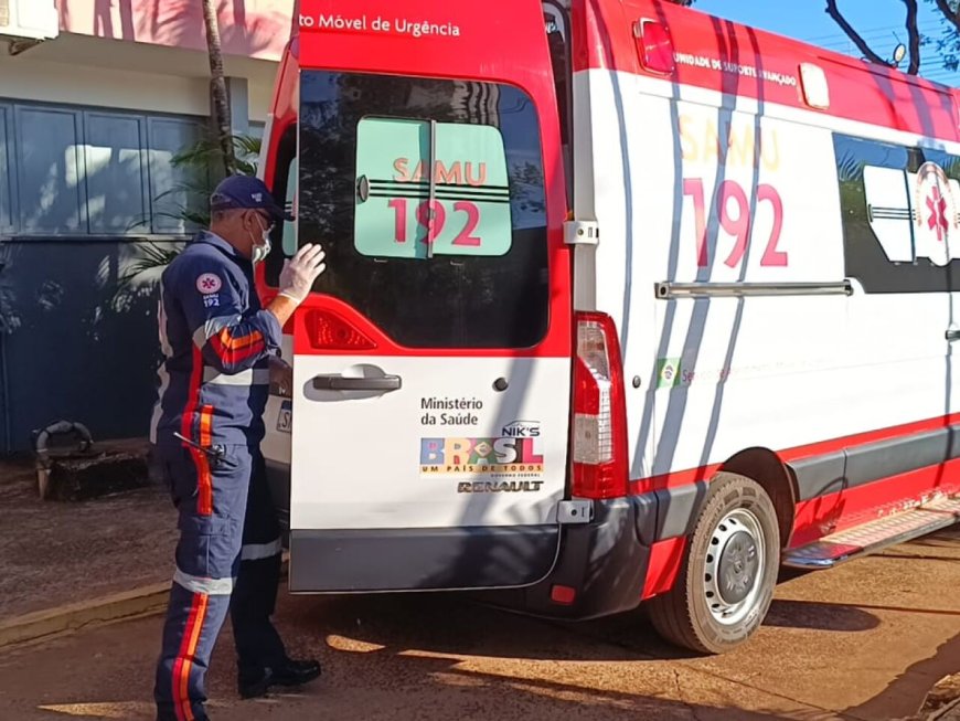 Mulher fica gravemente ferida após colisão entre carro e bicicleta em Dourados