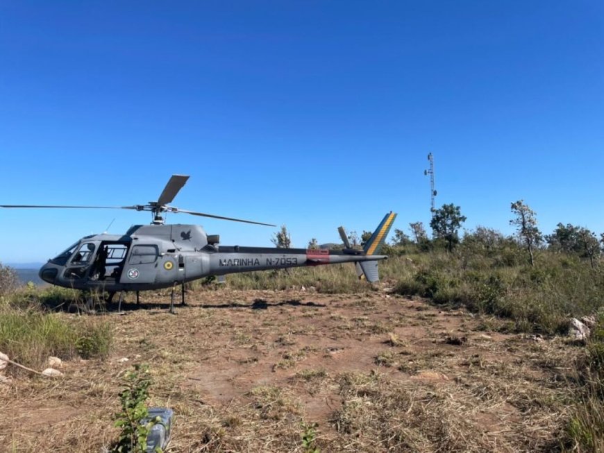 Torre do Sistema Pantera Recebe Manutenção com Apoio da Marinha no Pantanal