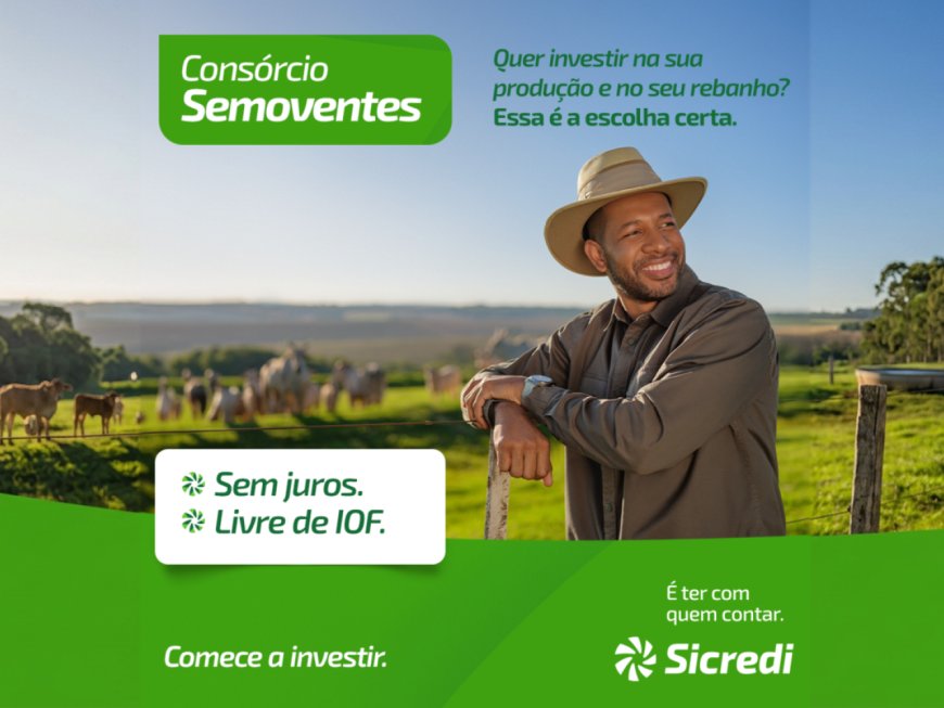 Sicredi Centro-Sul MS/BA Intensifica Consórcio de Semoventes para Setor Agropecuário