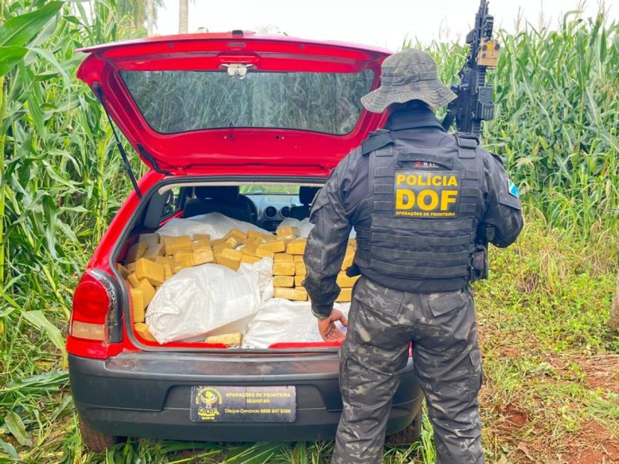 Fuga Termina com Apreensão de Mais de Meia Tonelada de Drogas em Maracaju