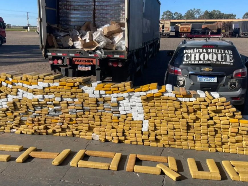 Motorista Flagrado com Uma Tonelada de Maconha Continuará Preso
