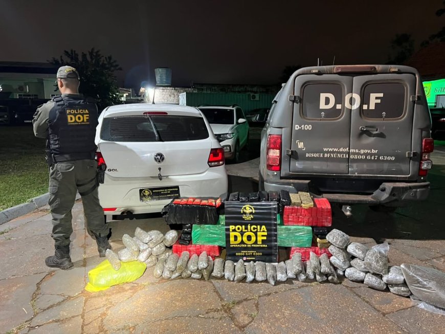 Perseguição Policial Termina com Homem Preso e Mais de 200kg de Drogas Apreendidos