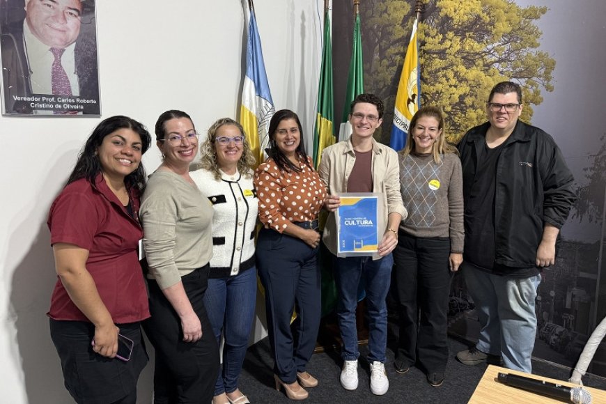 Comissão de Cultura da Câmara de Dourados Recebe Minuta do Plano de Cultura e do Livro