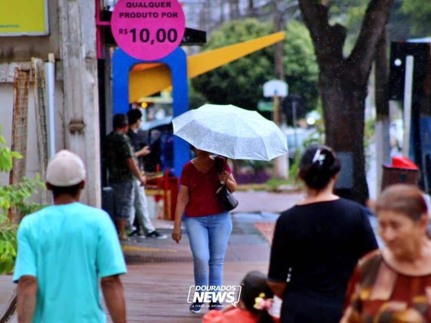 Dourados em Alerta: Chuvas Intensas e Queda de Temperatura Previstas para o Fim de Semana