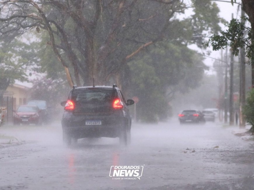 Inmet emite alerta de tempestade para Dourados nesta sexta-feira