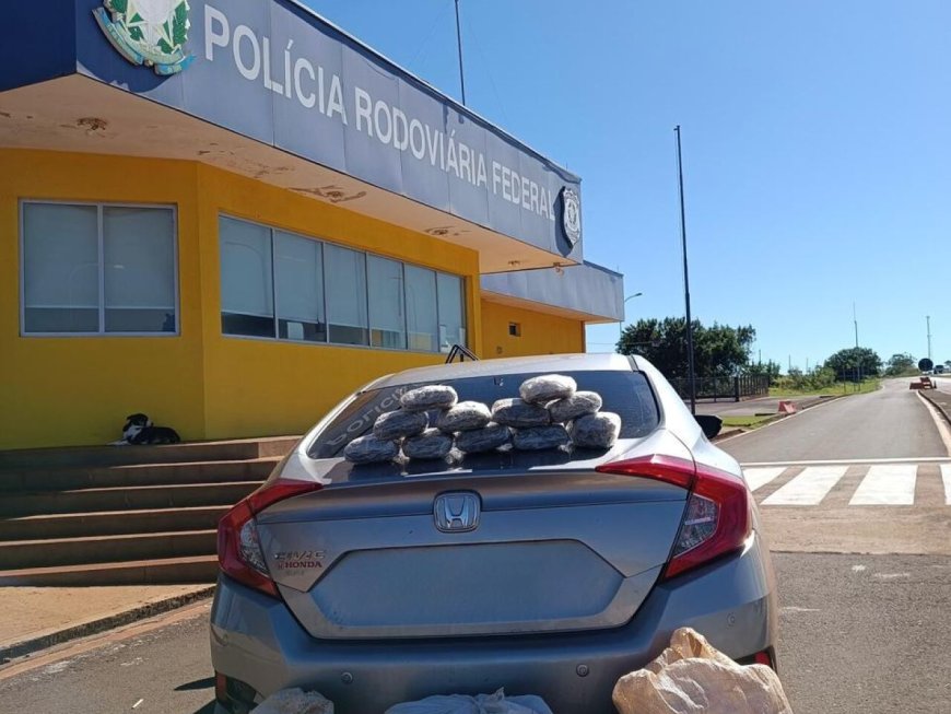 Mulher é presa com 50 quilos de skunk enquanto viajava com a filha menor