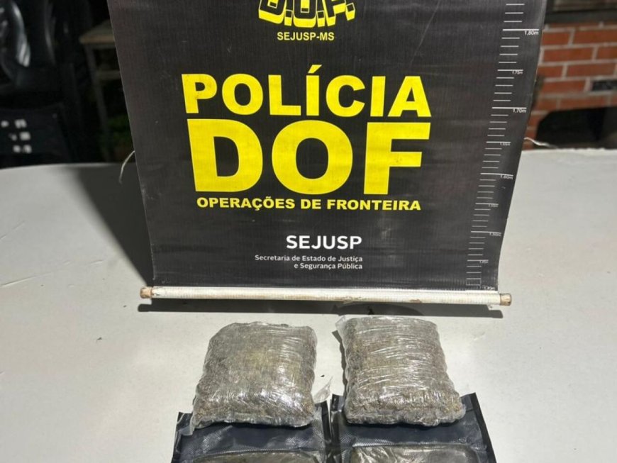 Homem é preso transportando skunk e haxixe na fronteira