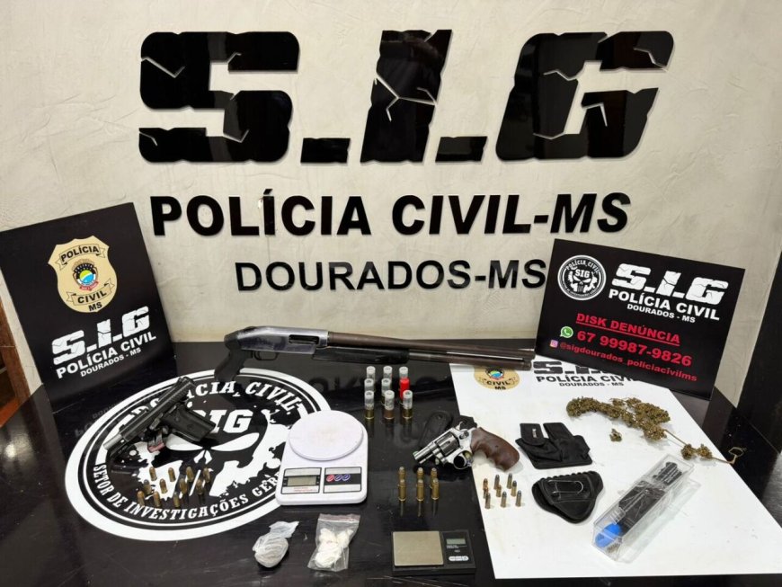 Três suspeitos de integrar organização criminosa são presos em Dourados