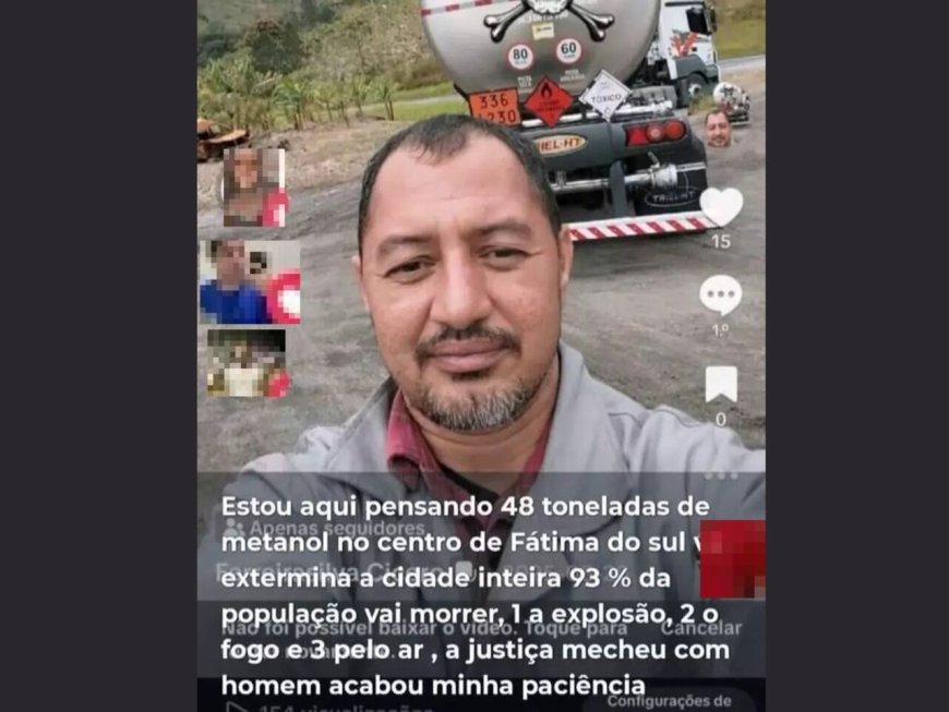 Homem que ameaçou explodir cidade de Fátima do Sul tem condenação de 60 anos por incêndio com vítimas