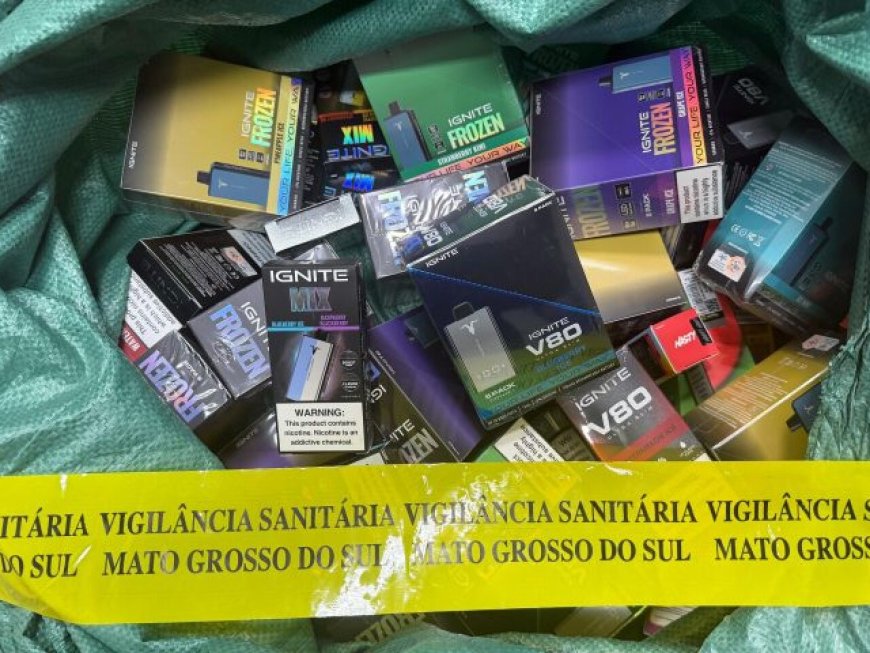 Vigilância Sanitária Apreende Mais de 2 Mil Canetas Emagrecedoras e Vapes em Transportadora
