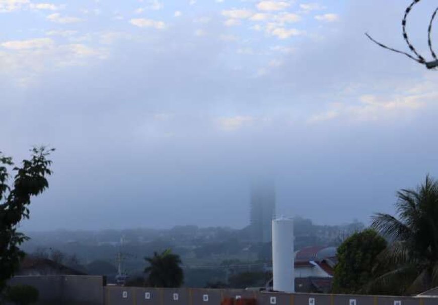 Sábado inicia com neblina na Capital e previsão de calor de até 34°C no Estado