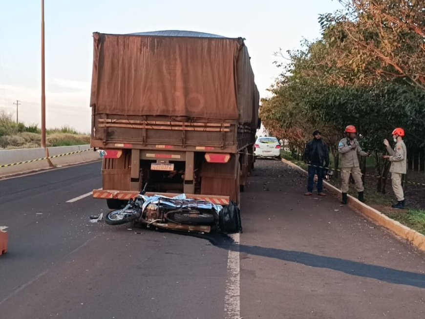 Motociclista Morre em Acidente na MS-156