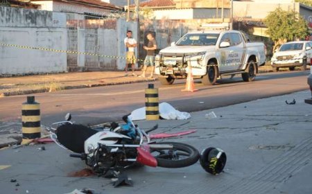 Motociclista morre e outro fica gravemente ferido em acidente em Campo Grande